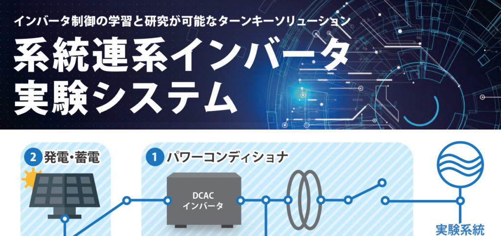 系統連系インバータ実験システム